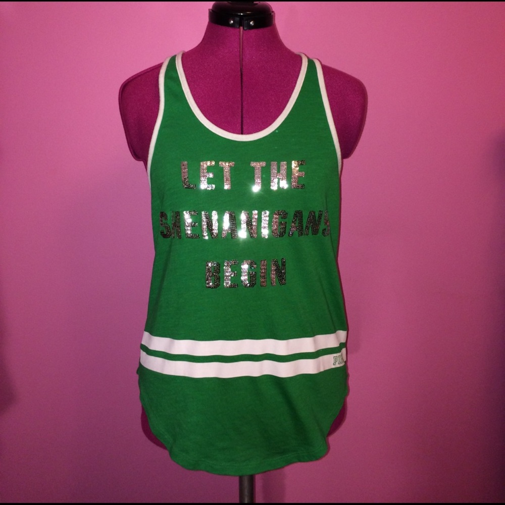 VS Pink St. Patrick's Day Tank 🍀