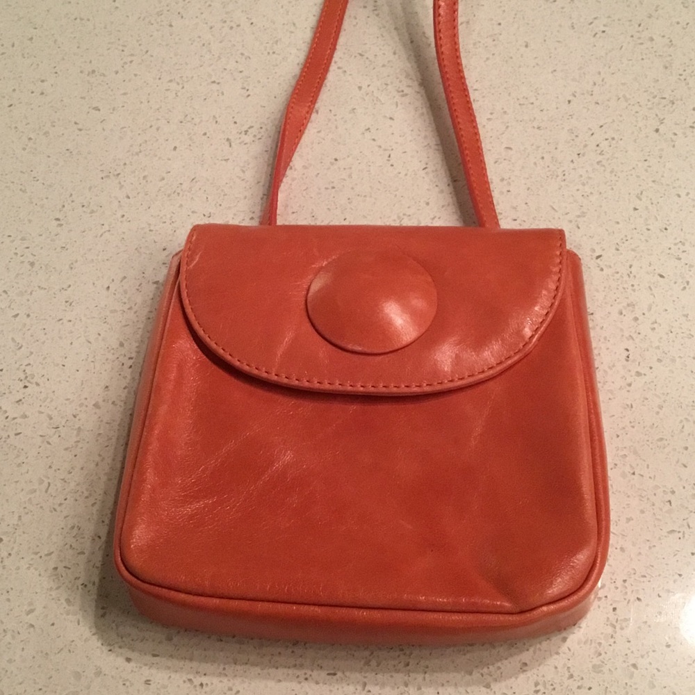 Soft coral HOBO cross body