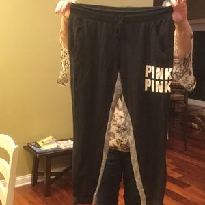 Black and grey inside joggers