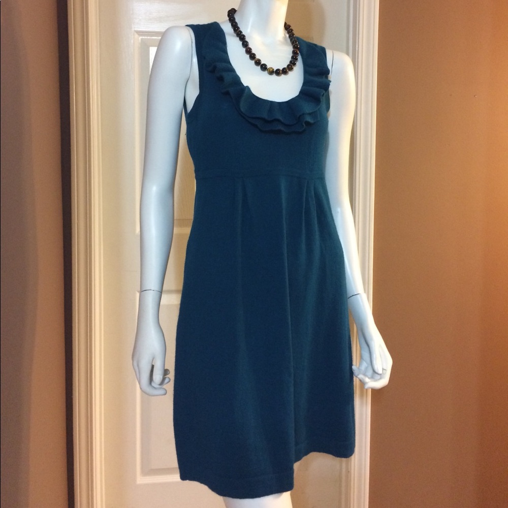 Teal Banana Republic Sleeveless Dress