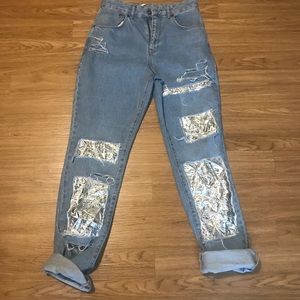 Ragged priest jeans