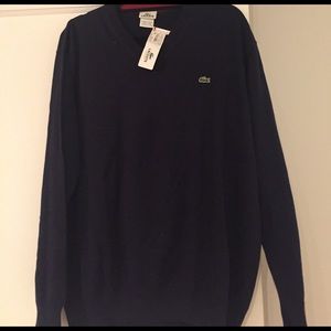 Men's Blue Lacoste sweater