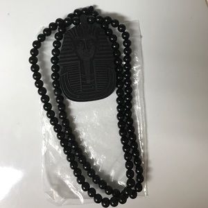 Goodwood NYC Black Pharaoh King Tut Necklace