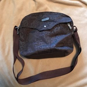 Baggalini leopard brown Handbag