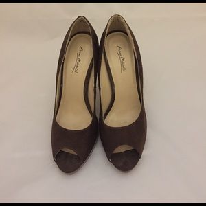 Brown Suede Heels