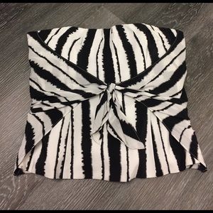 Whitehouse Blackmarket Strapless Top Size 8