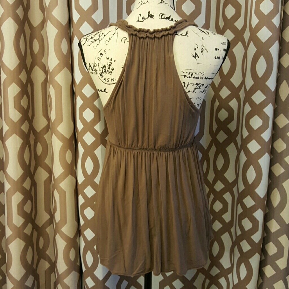 Victoria's Secret Ruched Racerback Tank Top - Picture 2 of 3