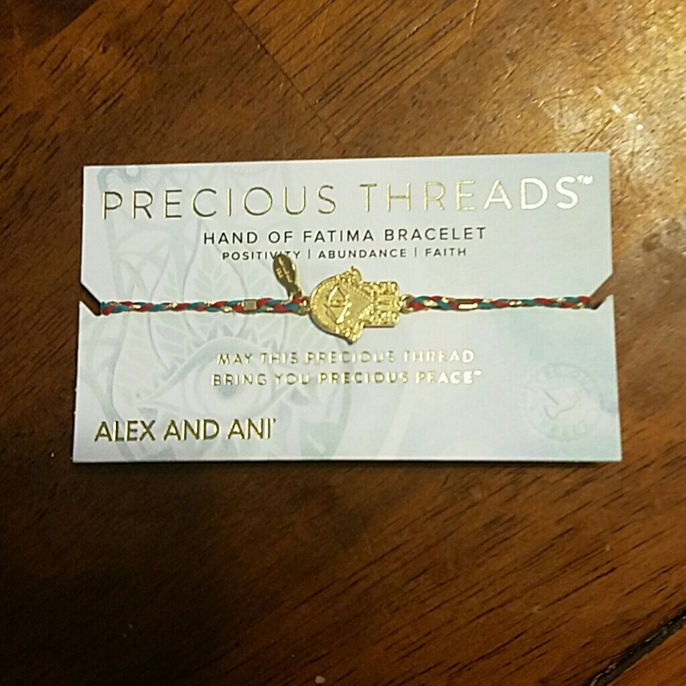 Hand of Fatima Precious Threads Bracelet