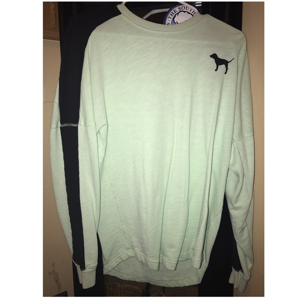 Women's PINK long sleeve sweat shirt