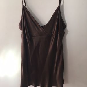 Women's brown Theory tank top