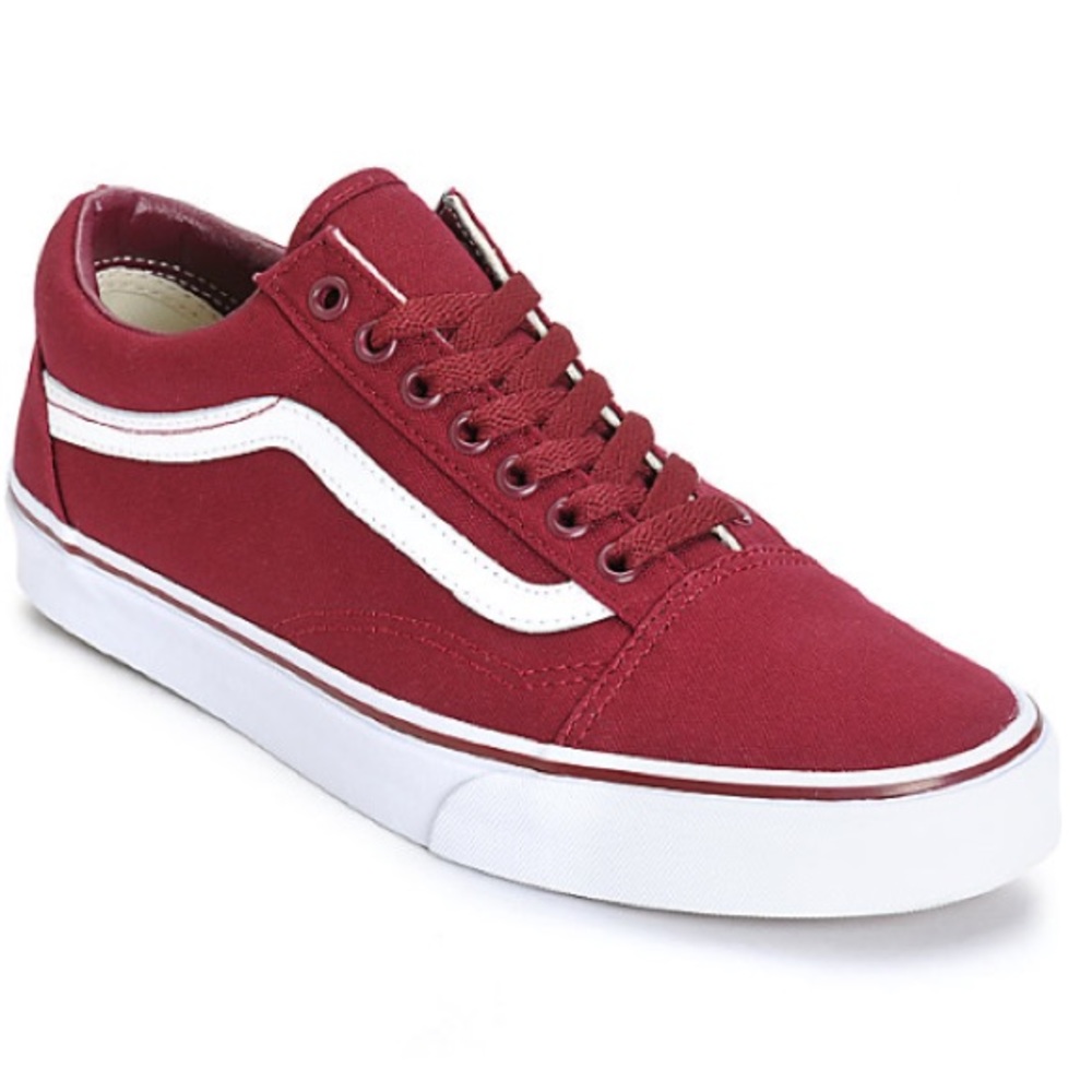 NWOT Vans Old Skool Maroon Skate Shoes