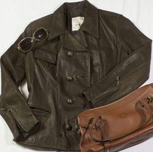 Leather Moto Jacket - Quality!