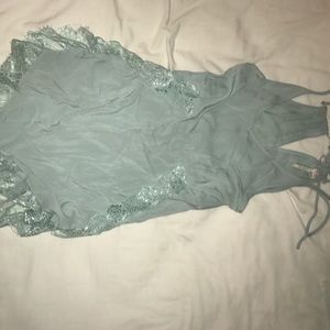 Free People Turquoise Slip