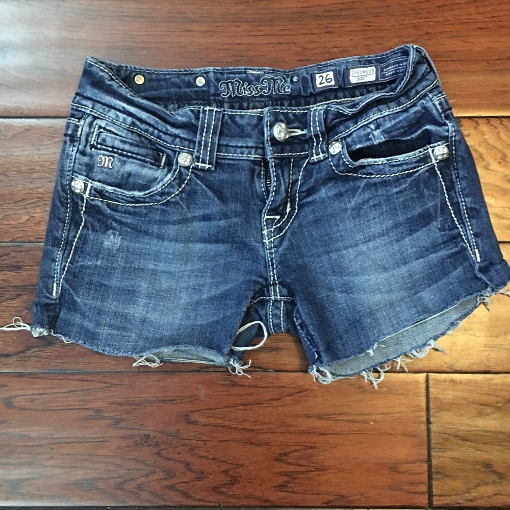 Miss Me Sequin Cut Off Shorts Sz 26