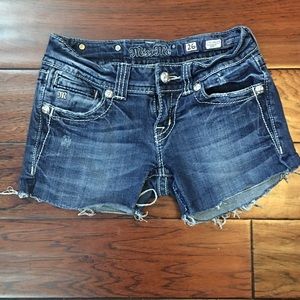 Miss Me Sequin Cut Off Shorts Sz 26