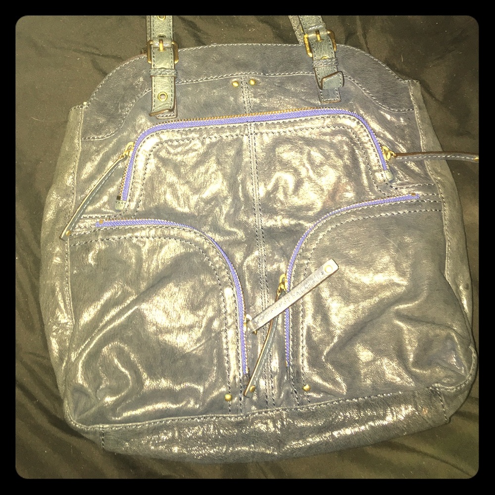 Navy Blue Deep Shoulder Bag