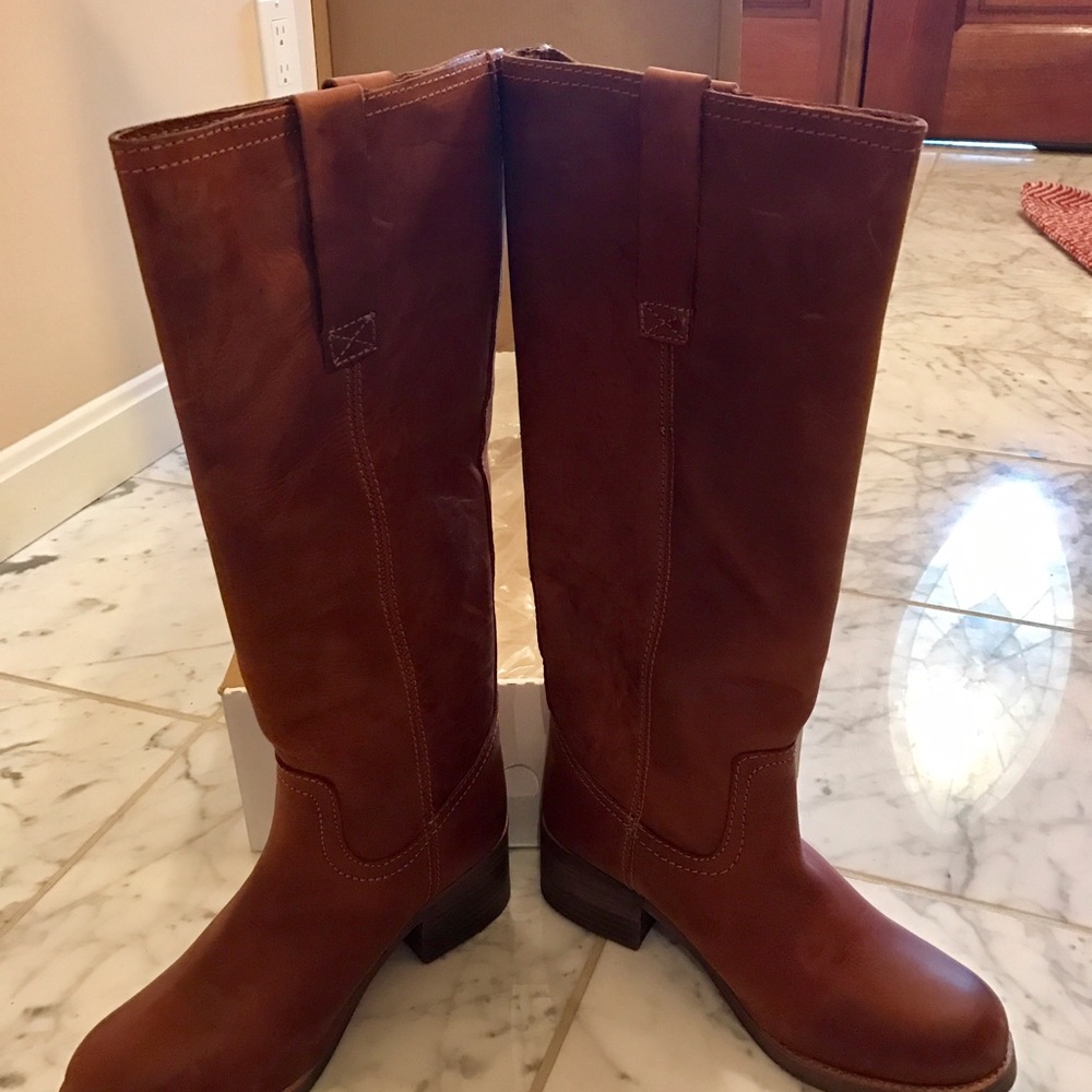 Steve Madden Natalee leather riding boots