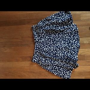 Floral mini skirt