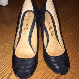 Lamb 4 1/2 inch real leather high heels