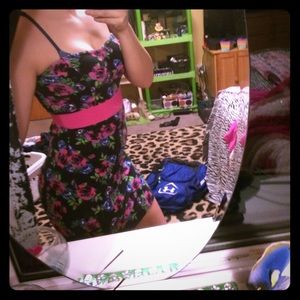 Strapless summer dress