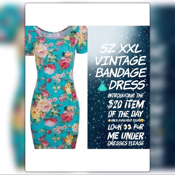 Dresses & Skirts - HP🎉🚨  Sexy Vintage Floral Dress
