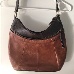 Brown Leather Tignanello Purse
