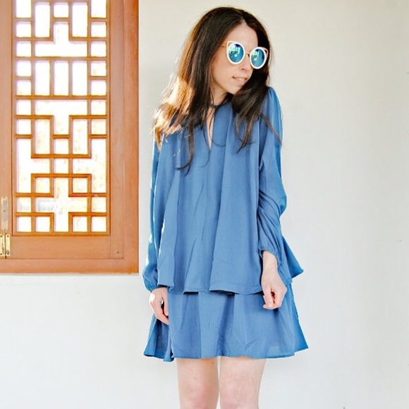 Last One! ✨ Point Sur Teal Blue Dress - Picture 5 of 8