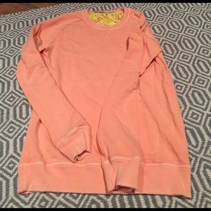 orange sweatshirt