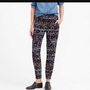 J.Crew PETITE Turner pant in hidden floral