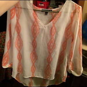 Sheer size small top
