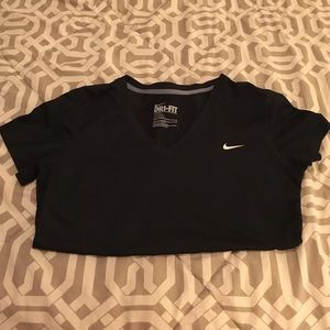 Nike dry fit v neck shirt