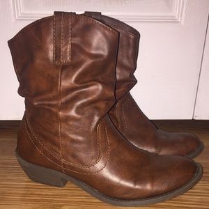 Women's cowboy boot like booties
