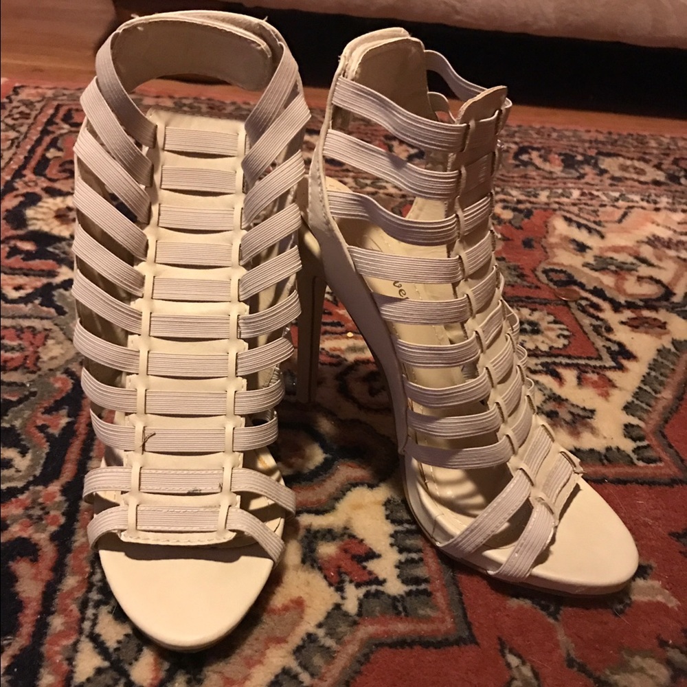 Strappy sandals heels