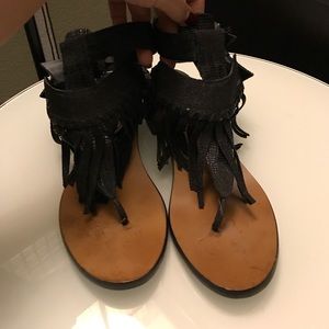 Zara leather sandals