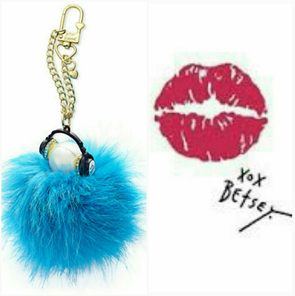 Betsey johnson handbag dangle.