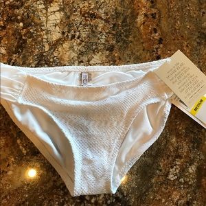 Becca White Swimsuit Bottoms
