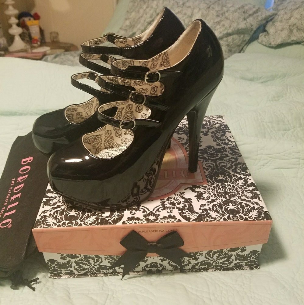 Bordello Mary Jane Platforms