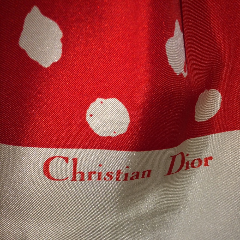 Christian Dior silk scarf