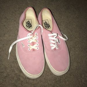 Pink Suede Vans!
