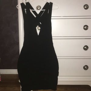 Black dress.