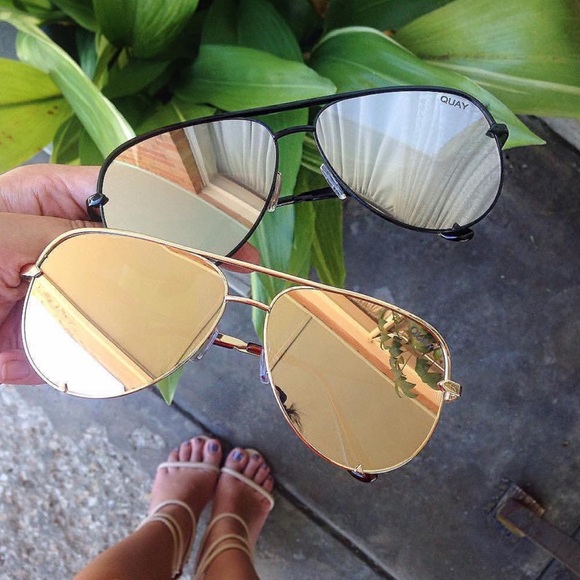 Quay Australia Χ Desi High Key Sunnies Gold main image 6