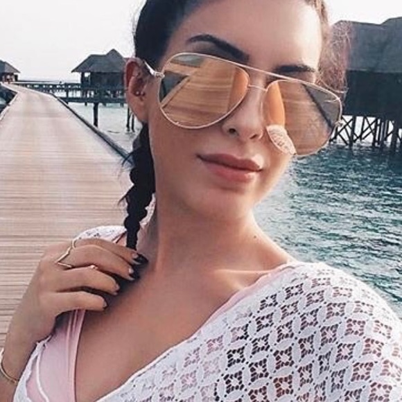 Quay Australia Χ Desi High Key Sunnies Gold main image 4