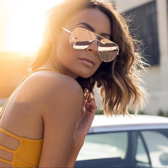 Quay Australia Χ Desi High Key Sunnies Gold main image 8