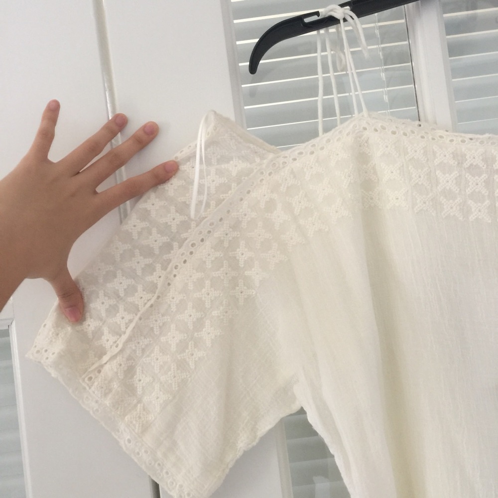 NWT ZARA COLD SHOULER LACE DRESS - Picture 3 of 4