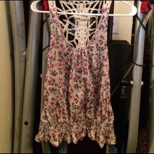 Knitted back Tank