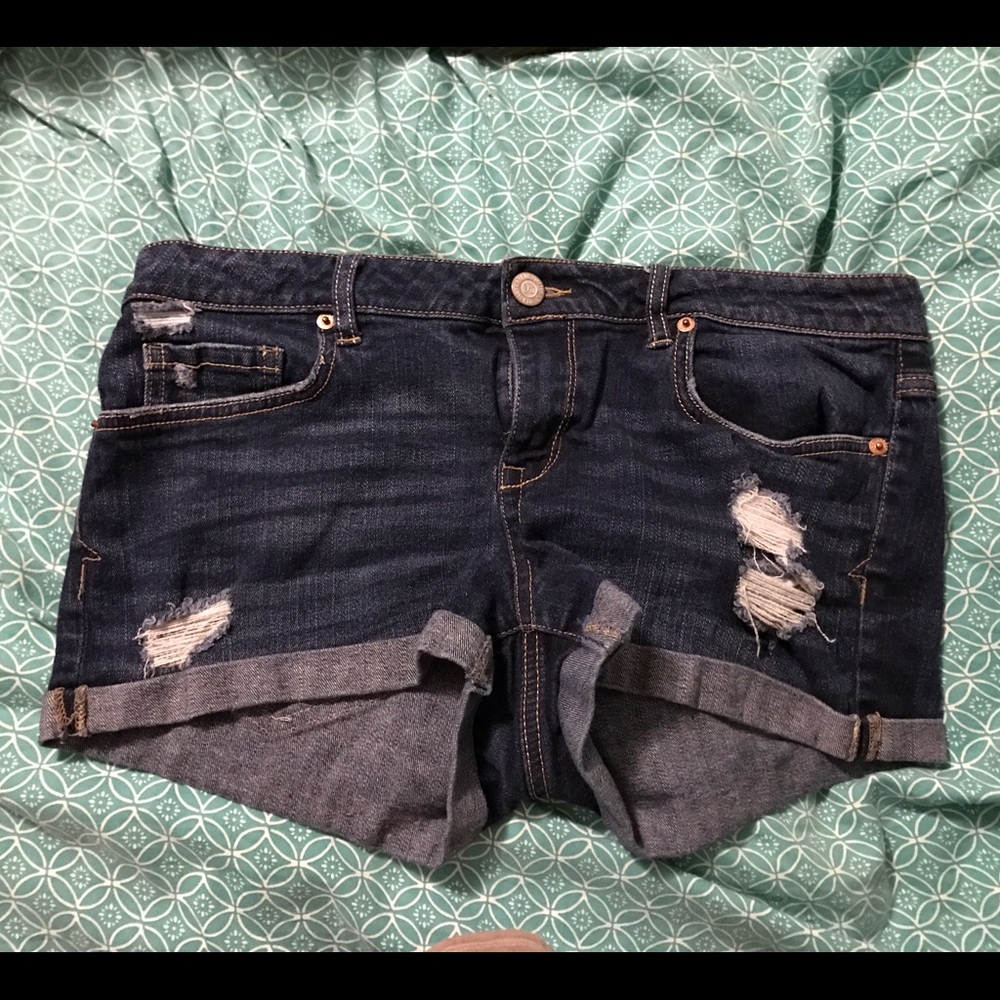 Aeropastal NYC shorty jean shorts