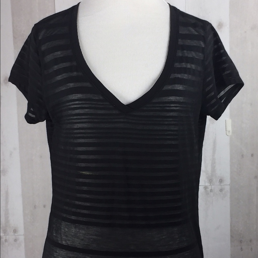 Like New M Victoria's Secret Sheer black tee