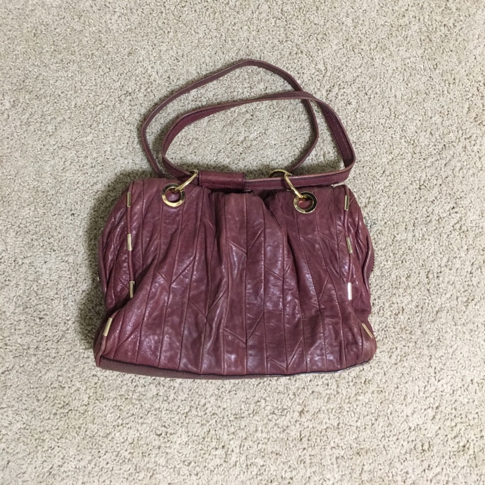 Vintage Juicy Couture Maroon Leather Bag