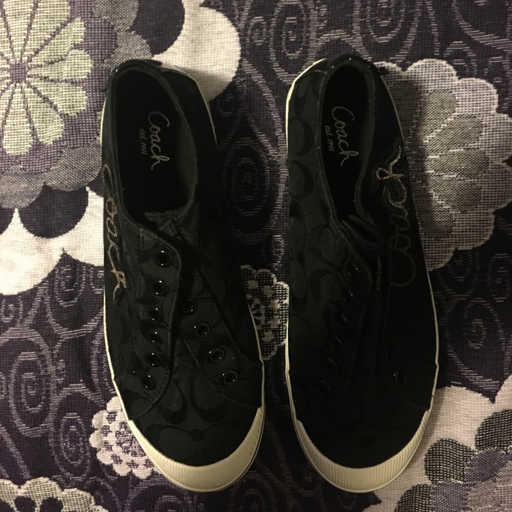Coach black shoes