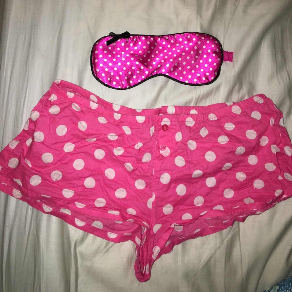 PINK POLKA DOT PJ SET